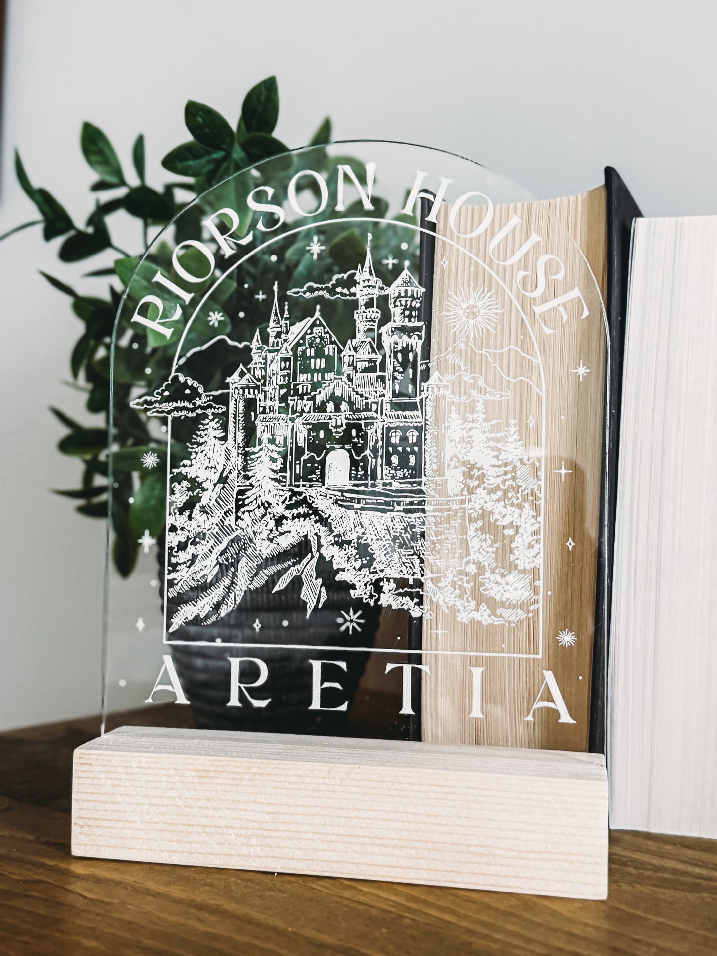 Booktok | Riorson House | Fourth Wing Inspired | Aretia | Shelf Sitter | Fourth Wing Decor | Reading Nook | Bookshelf Decor | Xaden